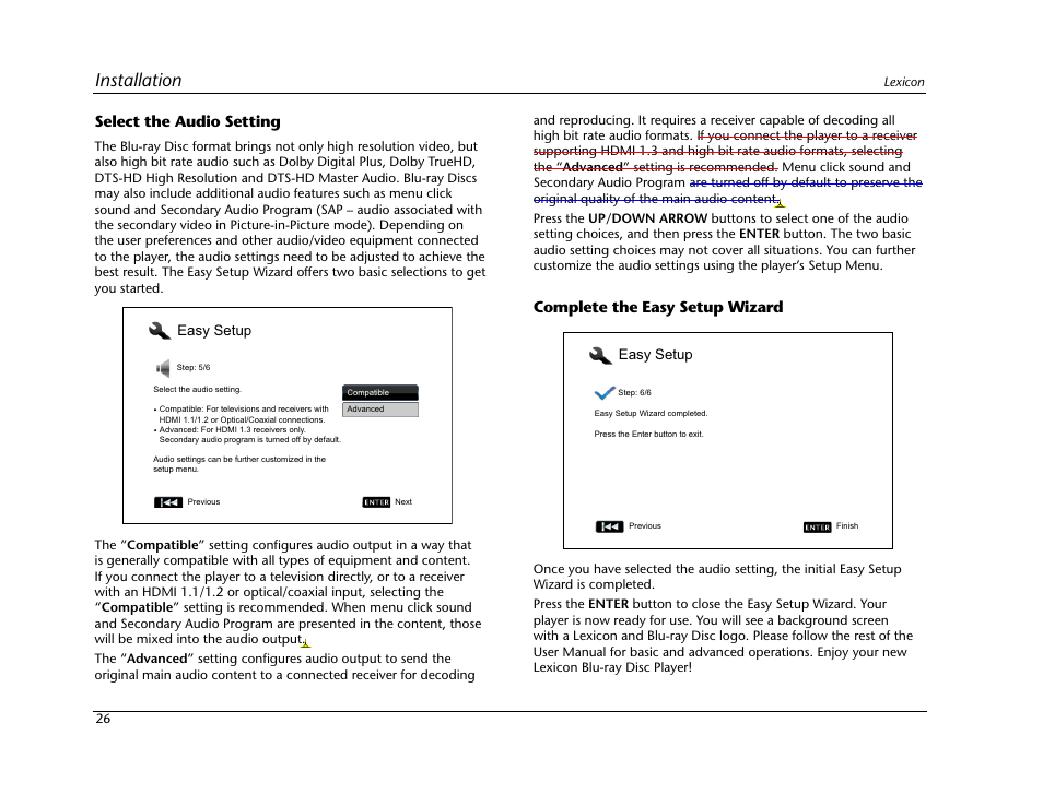 Installation | Lexicon BD-30 User Manual | Page 30 / 92