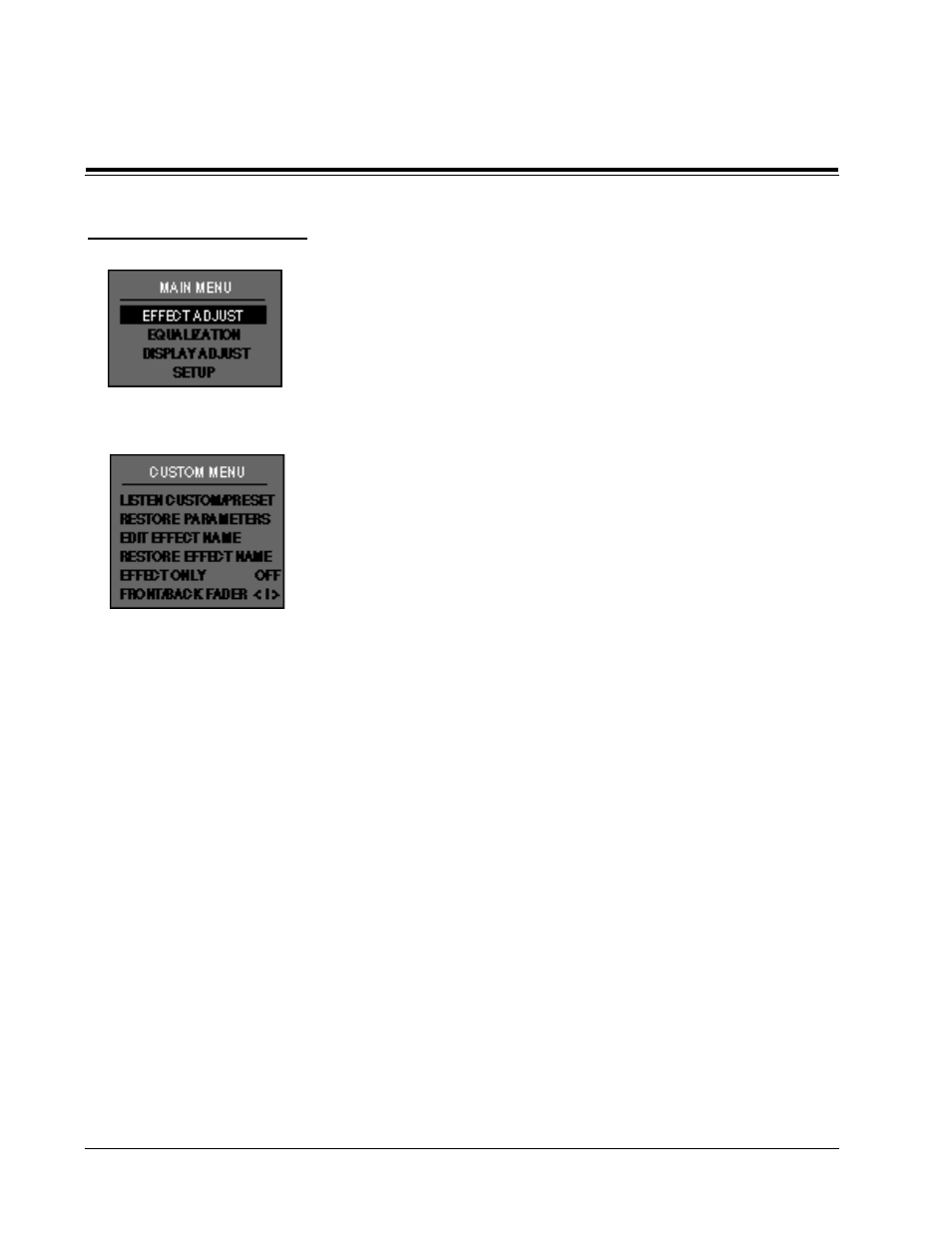 System configuration using dc-1 effects | Lexicon DC-1 Digital Controller Lexicon Part #070-13234 User Manual | Page 40 / 66