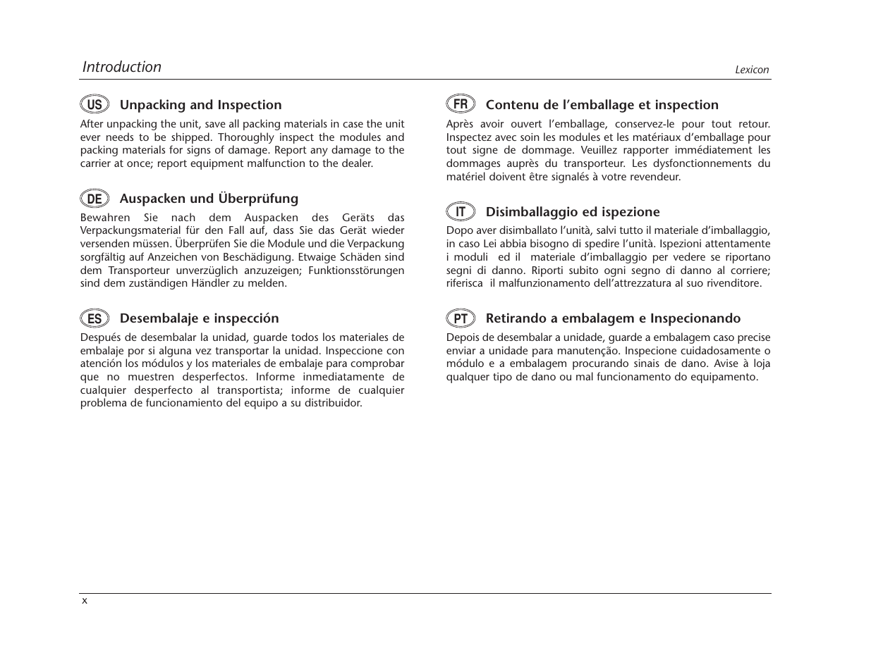 Lexicon MC-12 Digital Controller Lexicon MC-12 User Manual | Page 12 / 194