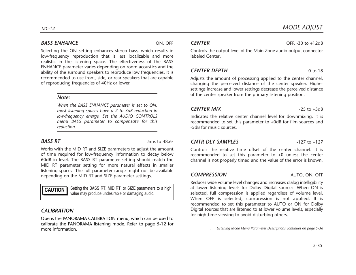 Lexicon MC-12 Digital Controller Lexicon MC-12 User Manual | Page 151 / 194