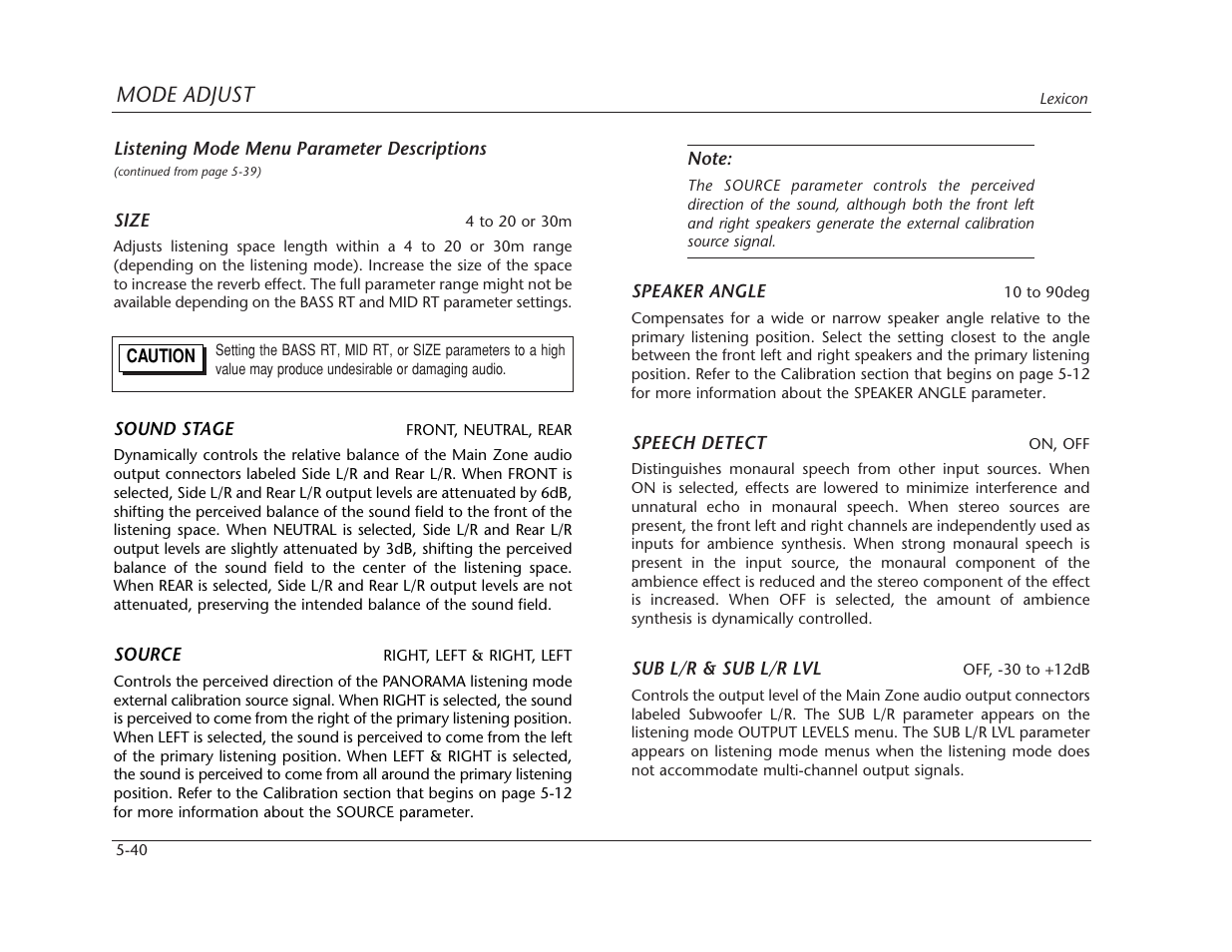 Lexicon MC-12 Digital Controller Lexicon MC-12 User Manual | Page 156 / 194