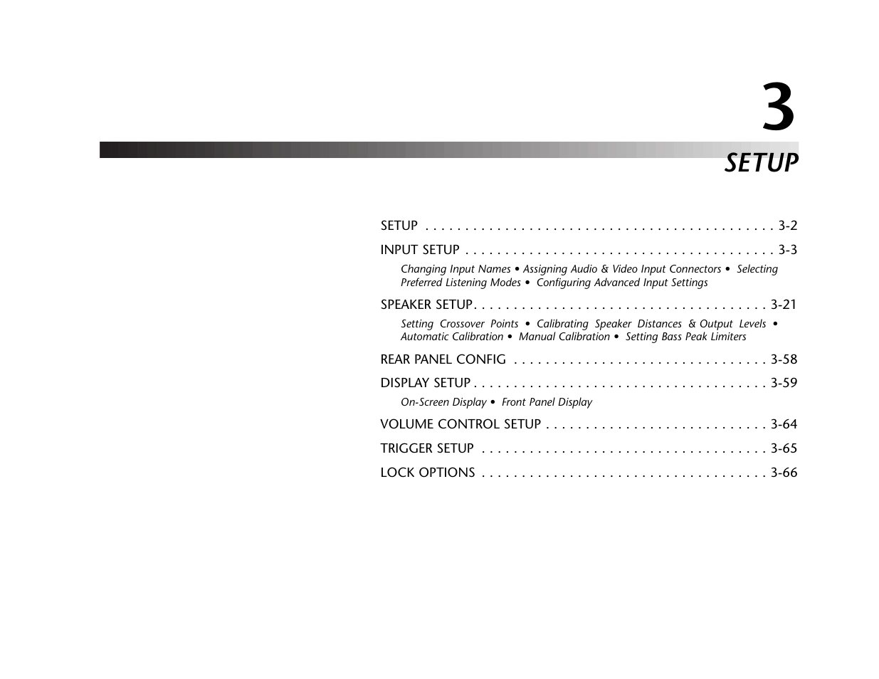 Setup | Lexicon MC-12 Digital Controller Lexicon MC-12 User Manual | Page 43 / 194