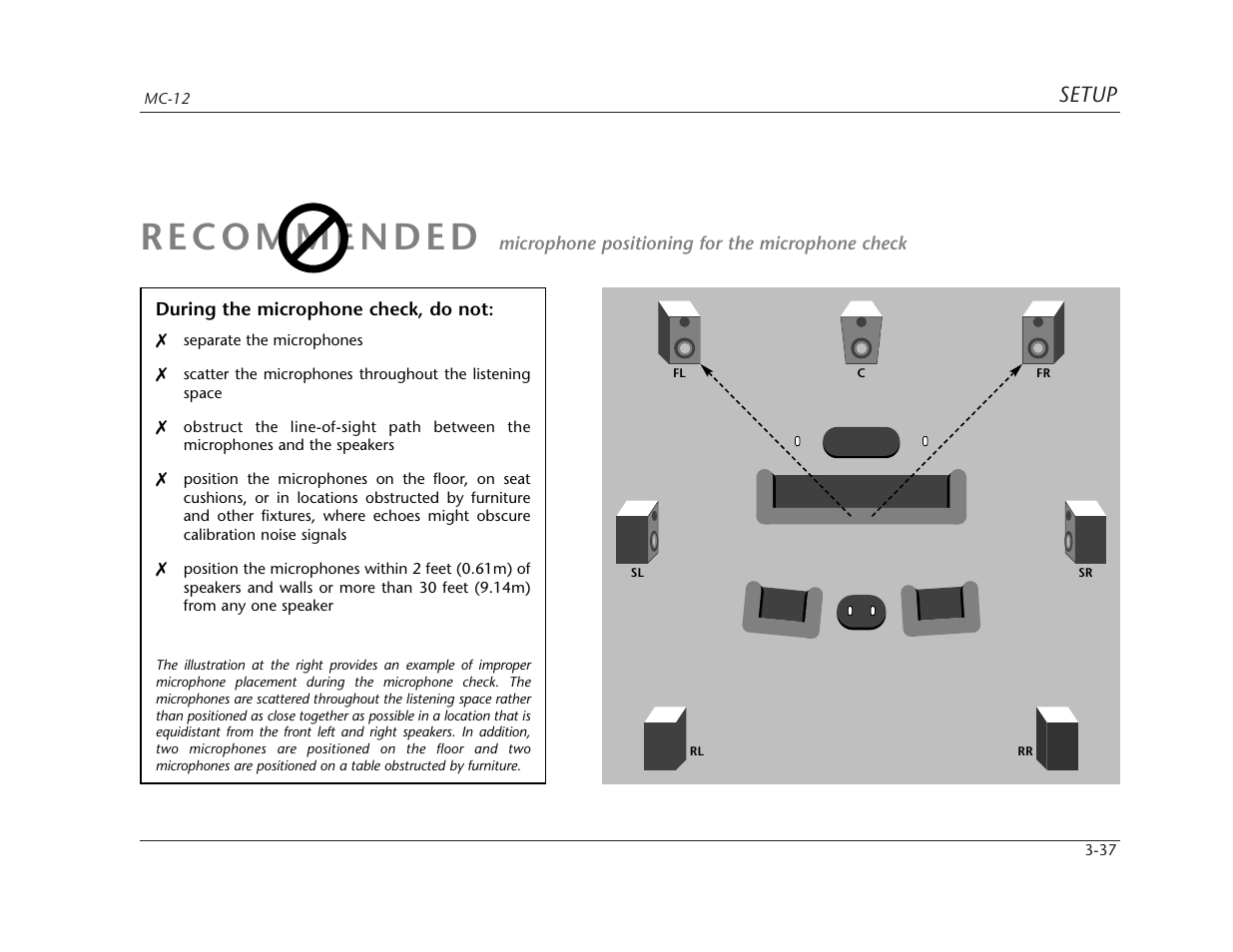 Setup | Lexicon MC-12 Digital Controller Lexicon MC-12 User Manual | Page 79 / 194