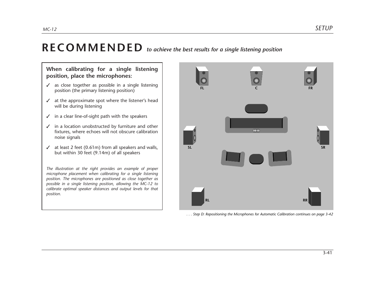 Setup | Lexicon MC-12 Digital Controller Lexicon MC-12 User Manual | Page 83 / 194