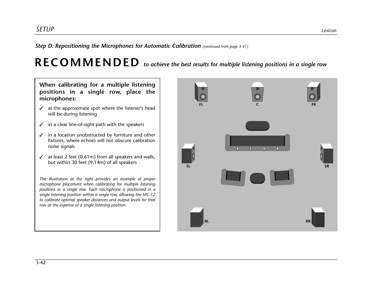 Setup | Lexicon MC-12 Digital Controller Lexicon MC-12 User Manual | Page 84 / 194