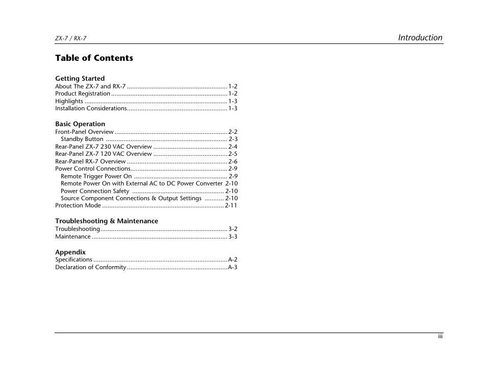 Lexicon Power Amplifier RX-7 User Manual | Page 5 / 32