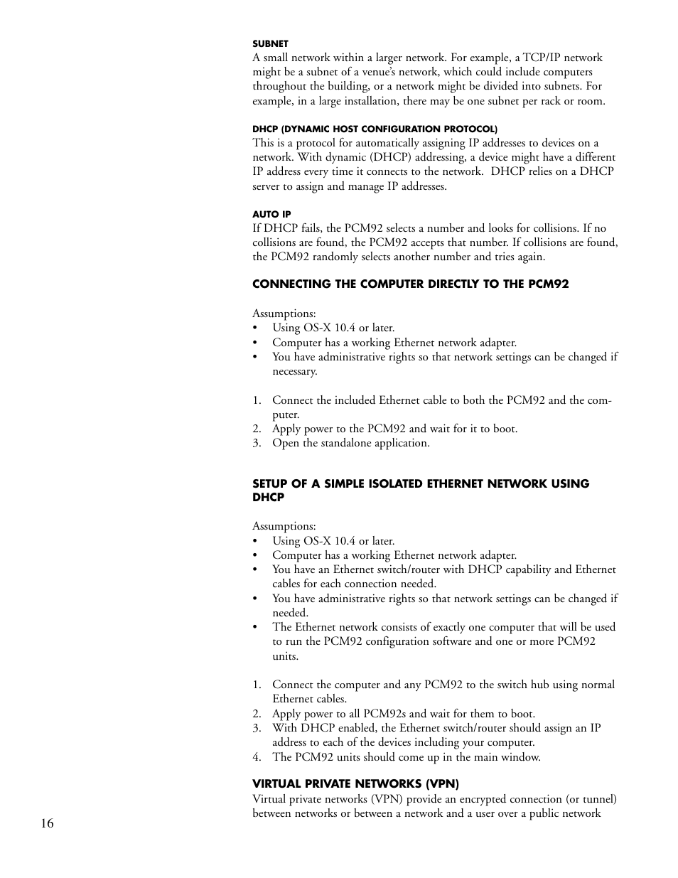Lexicon PCM92 User Manual | Page 22 / 64