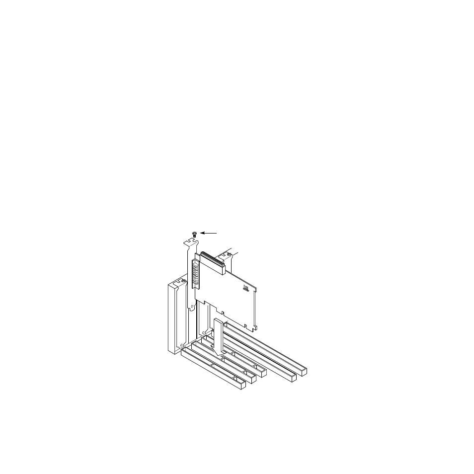 Inserting the host adapter | LSI 8751D User Manual | Page 20 / 58