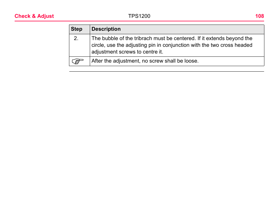 LEICA TPS1200 User Manual | Page 108 / 226