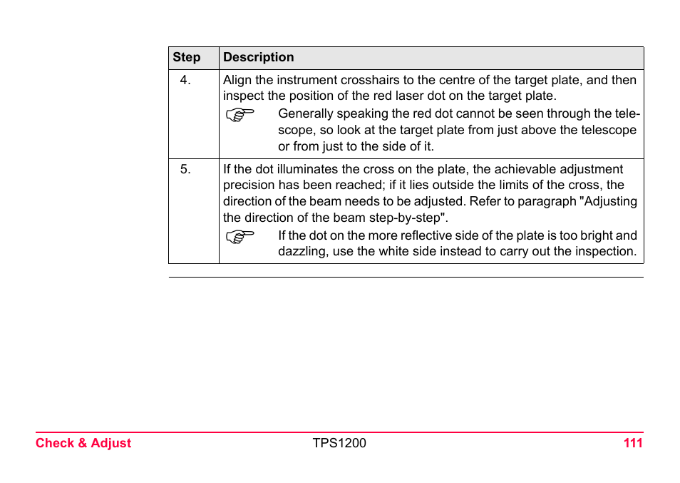 LEICA TPS1200 User Manual | Page 111 / 226