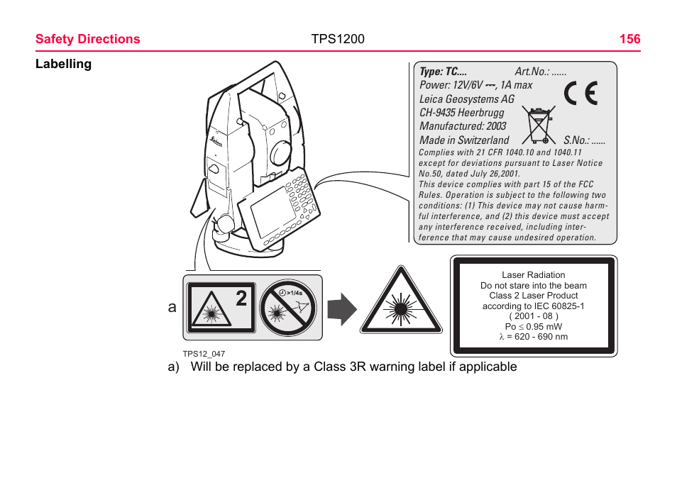 LEICA TPS1200 User Manual | Page 156 / 226
