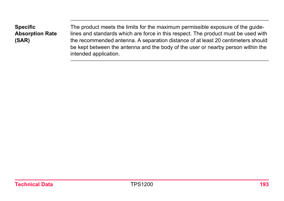 LEICA TPS1200 User Manual | Page 193 / 226