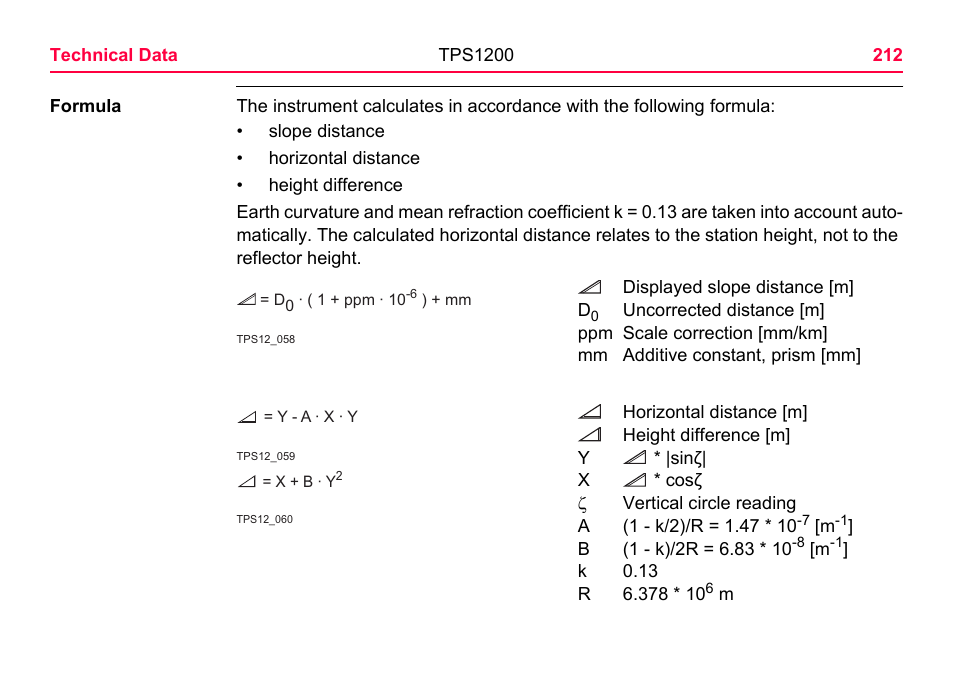 LEICA TPS1200 User Manual | Page 212 / 226