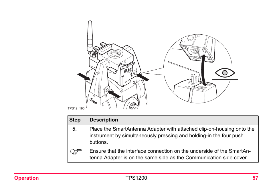 LEICA TPS1200 User Manual | Page 57 / 226