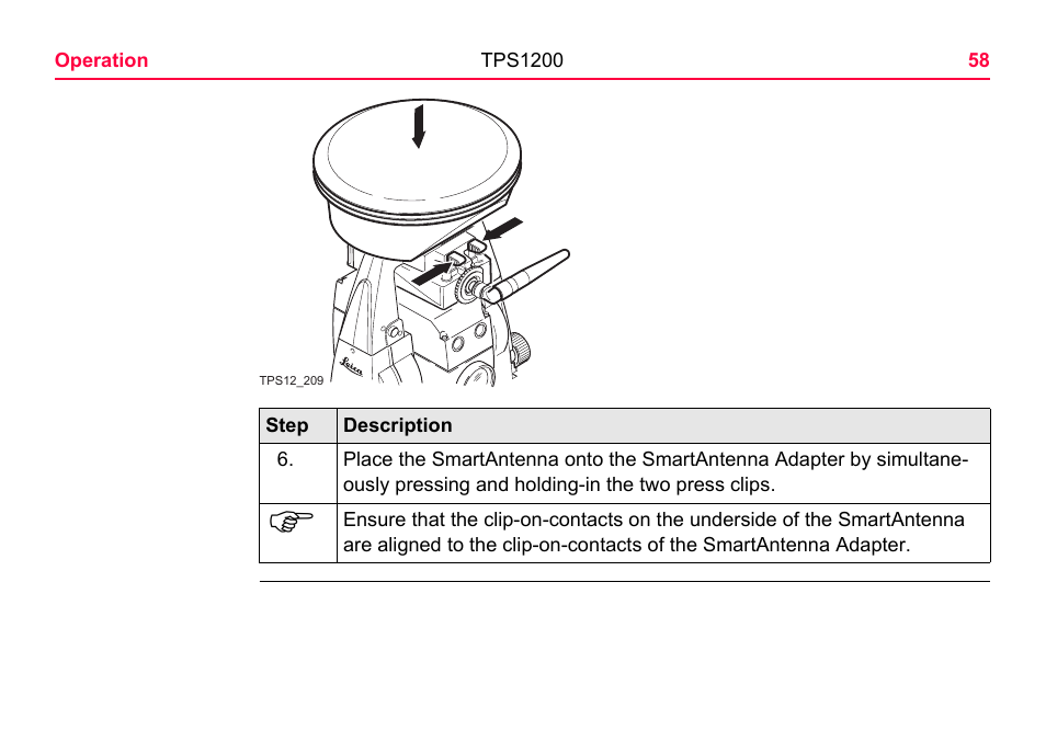 LEICA TPS1200 User Manual | Page 58 / 226