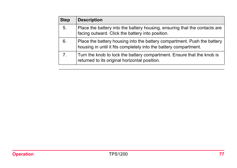 LEICA TPS1200 User Manual | Page 77 / 226