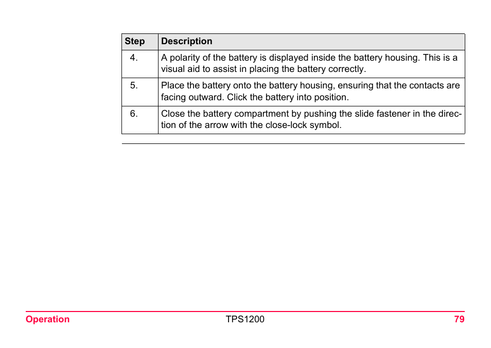 LEICA TPS1200 User Manual | Page 79 / 226