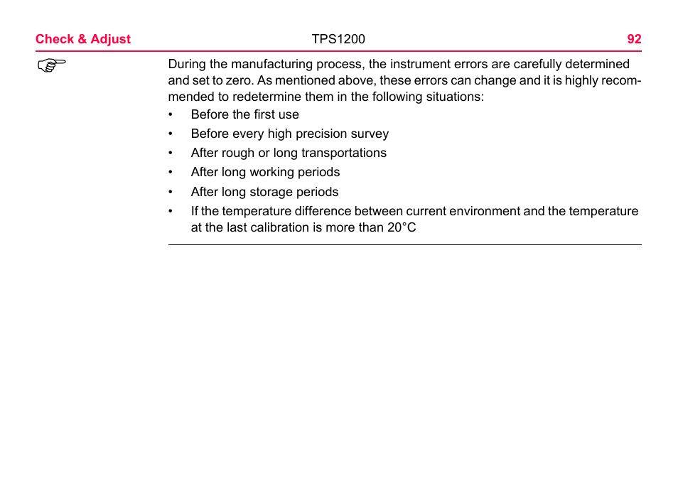 LEICA TPS1200 User Manual | Page 92 / 226