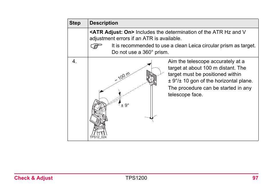 LEICA TPS1200 User Manual | Page 97 / 226