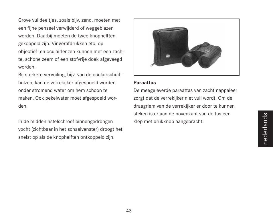 Nederlands | LEICA TRINOVID 7/8/10 X 42 BN User Manual | Page 47 / 77