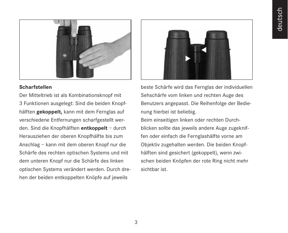 Deutsch | LEICA TRINOVID 7/8/10 X 42 BN User Manual | Page 7 / 77