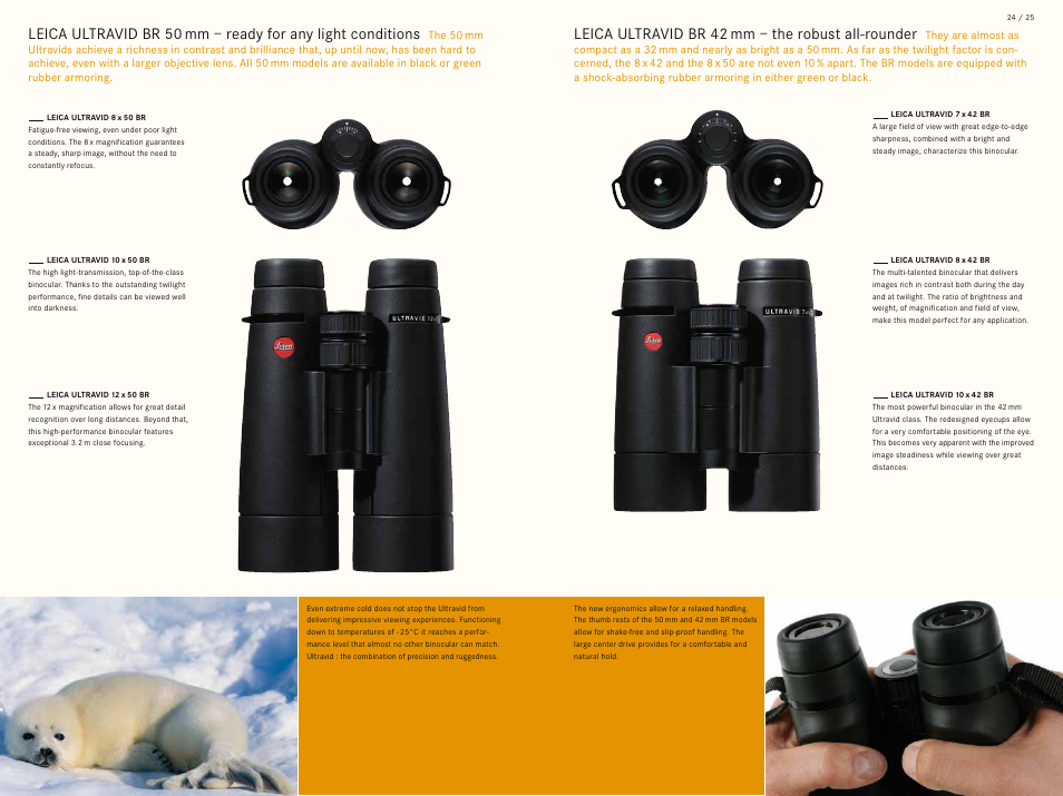 Leica ultravid br 42 mm – the robust all-rounder | LEICA Geovid 10x42 BRF User Manual | Page 15 / 51