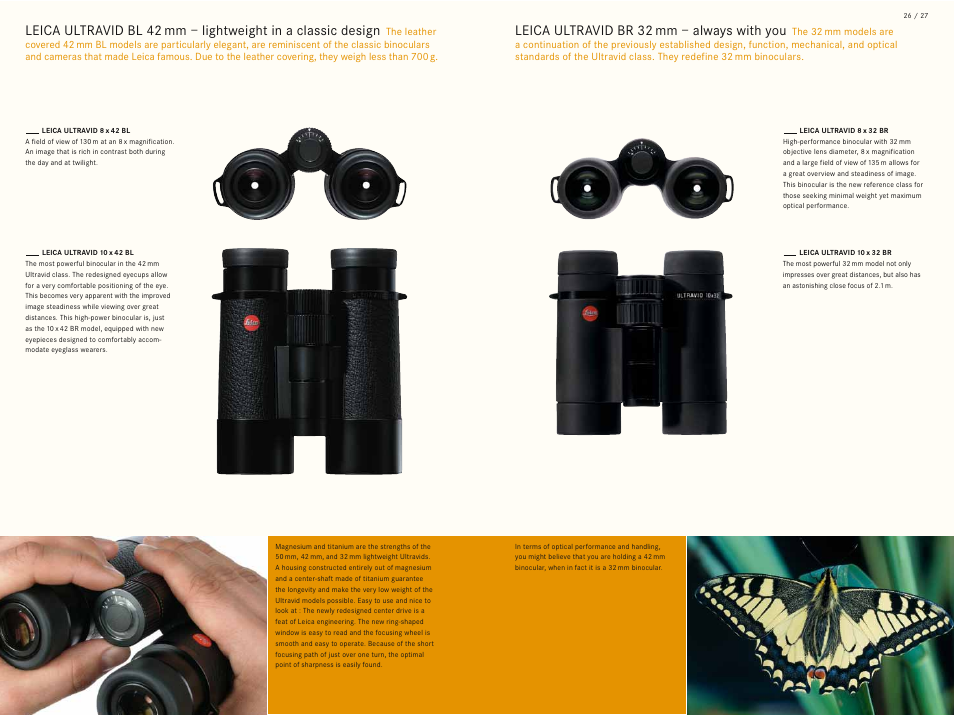 Leica ultravid br 32 mm – always with you | LEICA Geovid 10x42 BRF User Manual | Page 16 / 51