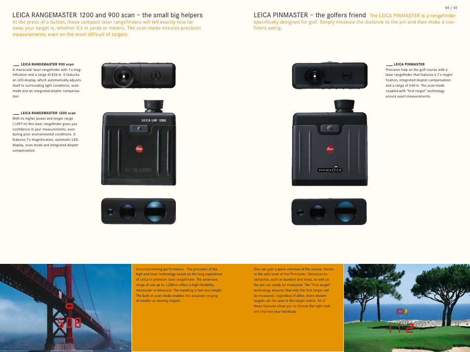 Leica pinmaster – the golfers friend | LEICA Geovid 10x42 BRF User Manual | Page 35 / 51