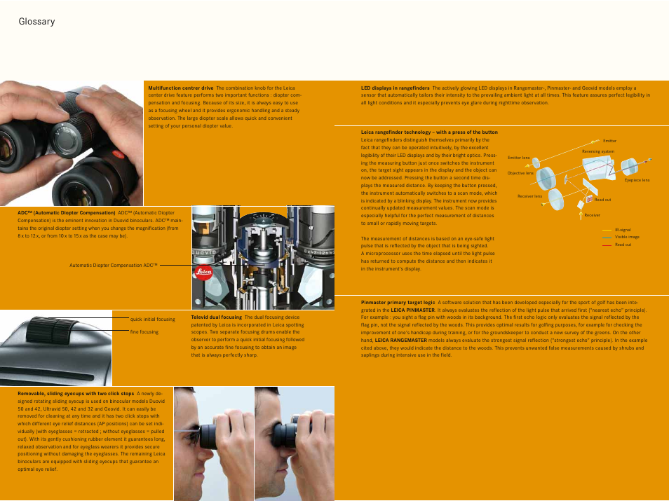 Glossary | LEICA Geovid 10x42 BRF User Manual | Page 50 / 51