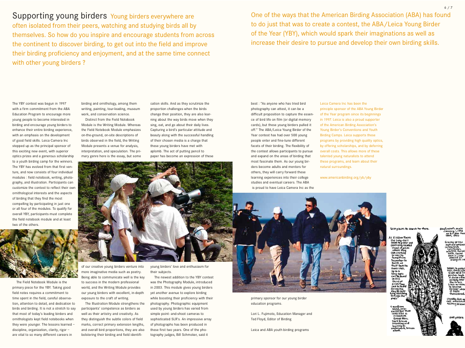 Supporting young birders | LEICA Geovid 10x42 BRF User Manual | Page 6 / 51