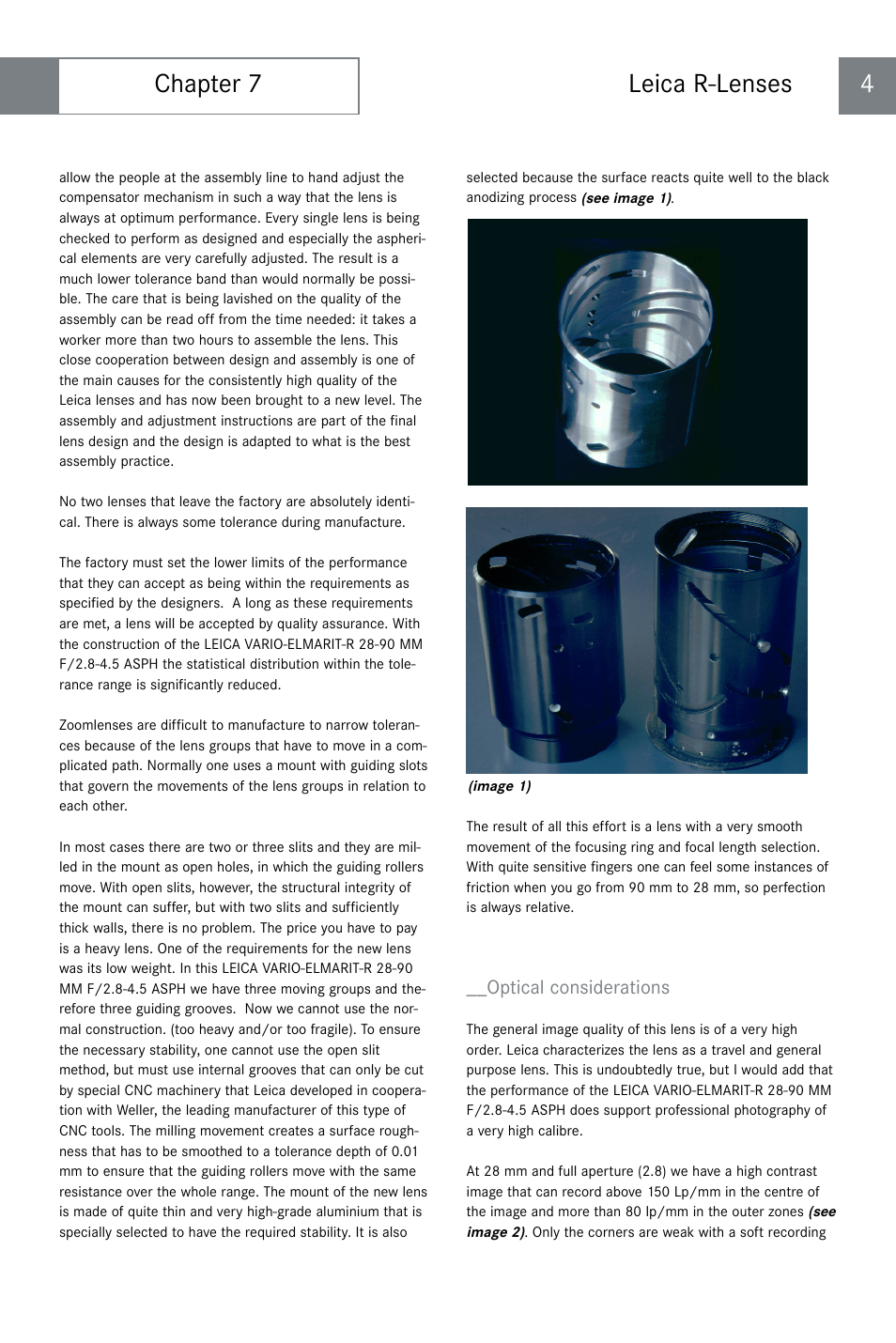 Chapter 7 leica r-lenses 4 | LEICA R-Lenses User Manual | Page 5 / 10