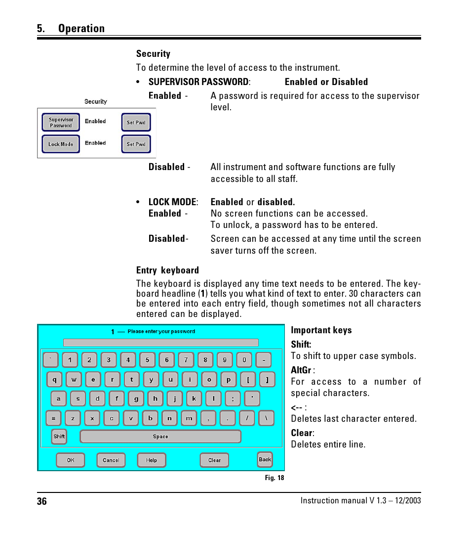 Operation | LEICA ASP300 User Manual | Page 36 / 70