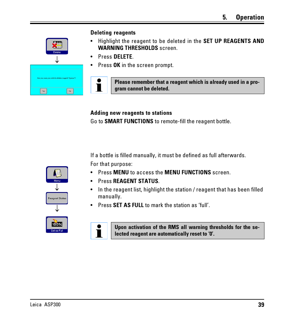 LEICA ASP300 User Manual | Page 39 / 70