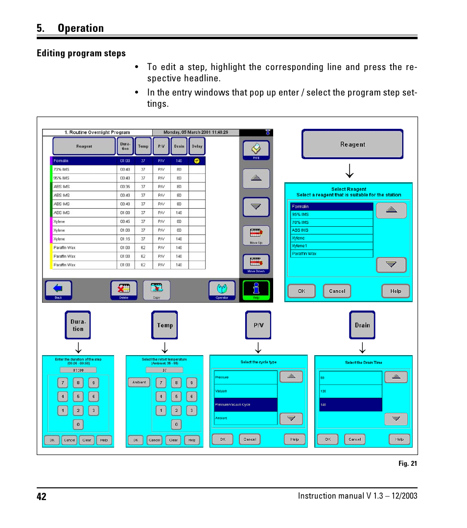 LEICA ASP300 User Manual | Page 42 / 70