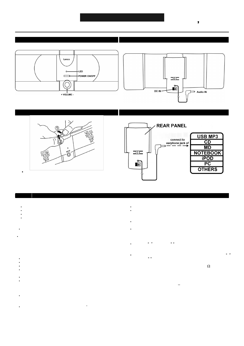 Lenco Marine FSP-020 User Manual | 6 pages