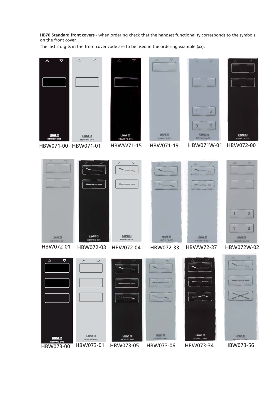 Linak HB70 User Manual | Page 7 / 8