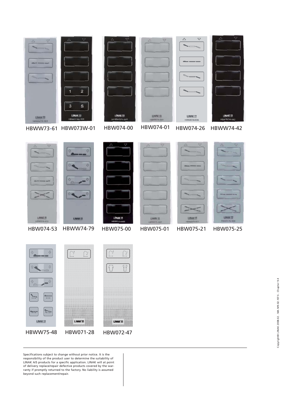 Linak HB70 User Manual | Page 8 / 8