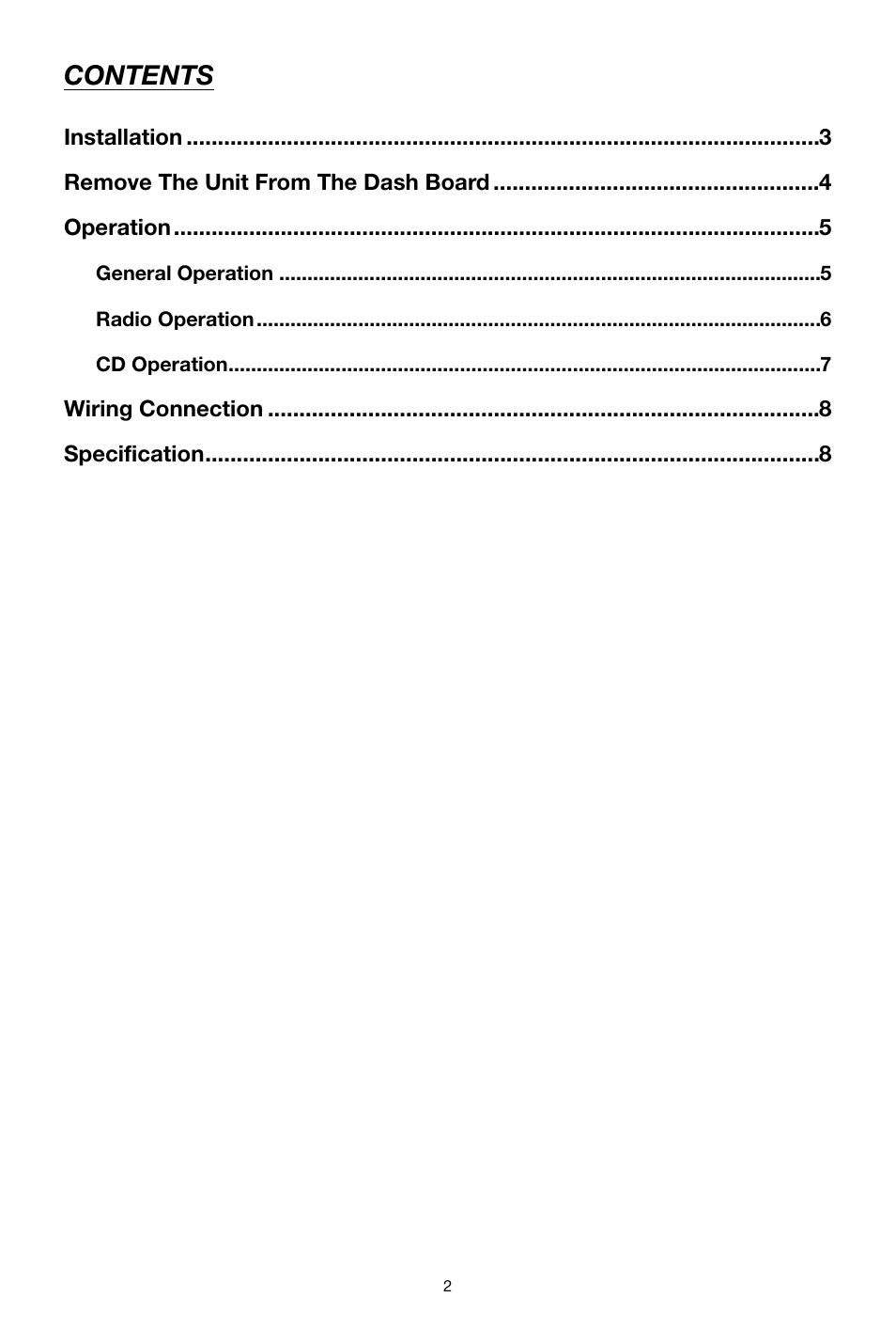 Legacy Car Audio LCD36 User Manual | Page 2 / 8