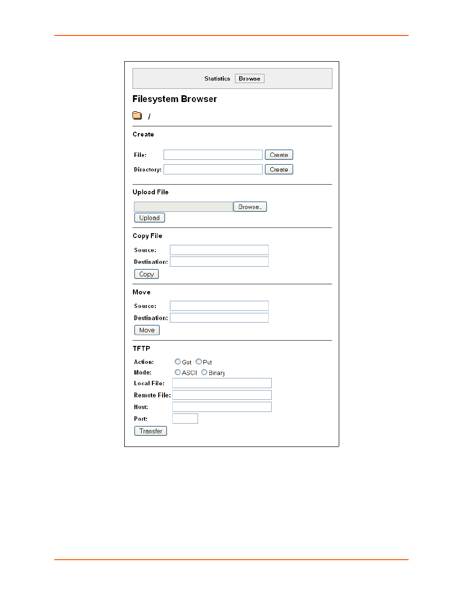 Figure 12-2 filesystem browser | Lantronix XPORT PROTM 900-560 User Manual | Page 105 / 154