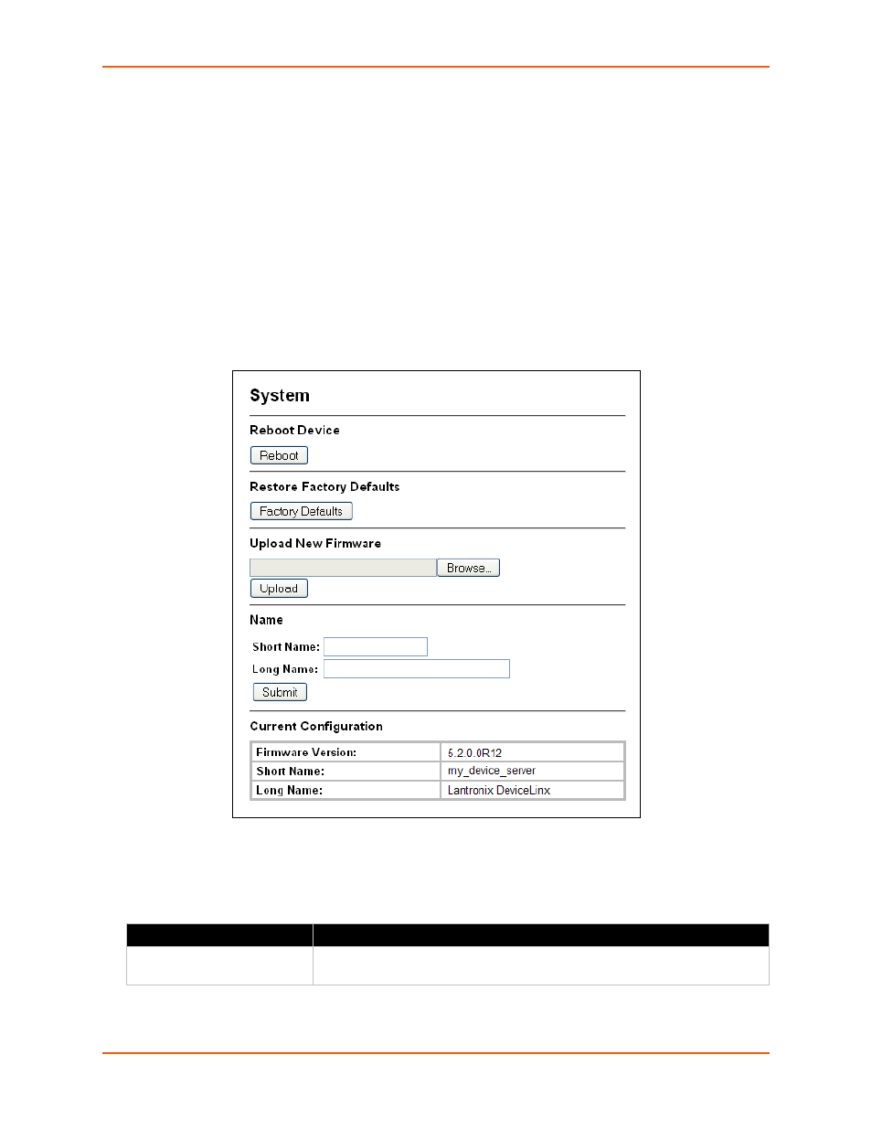 System settings, To configure system settings, Figure 12-31 system | Table 12-32 system | Lantronix XPORT PROTM 900-560 User Manual | Page 123 / 154