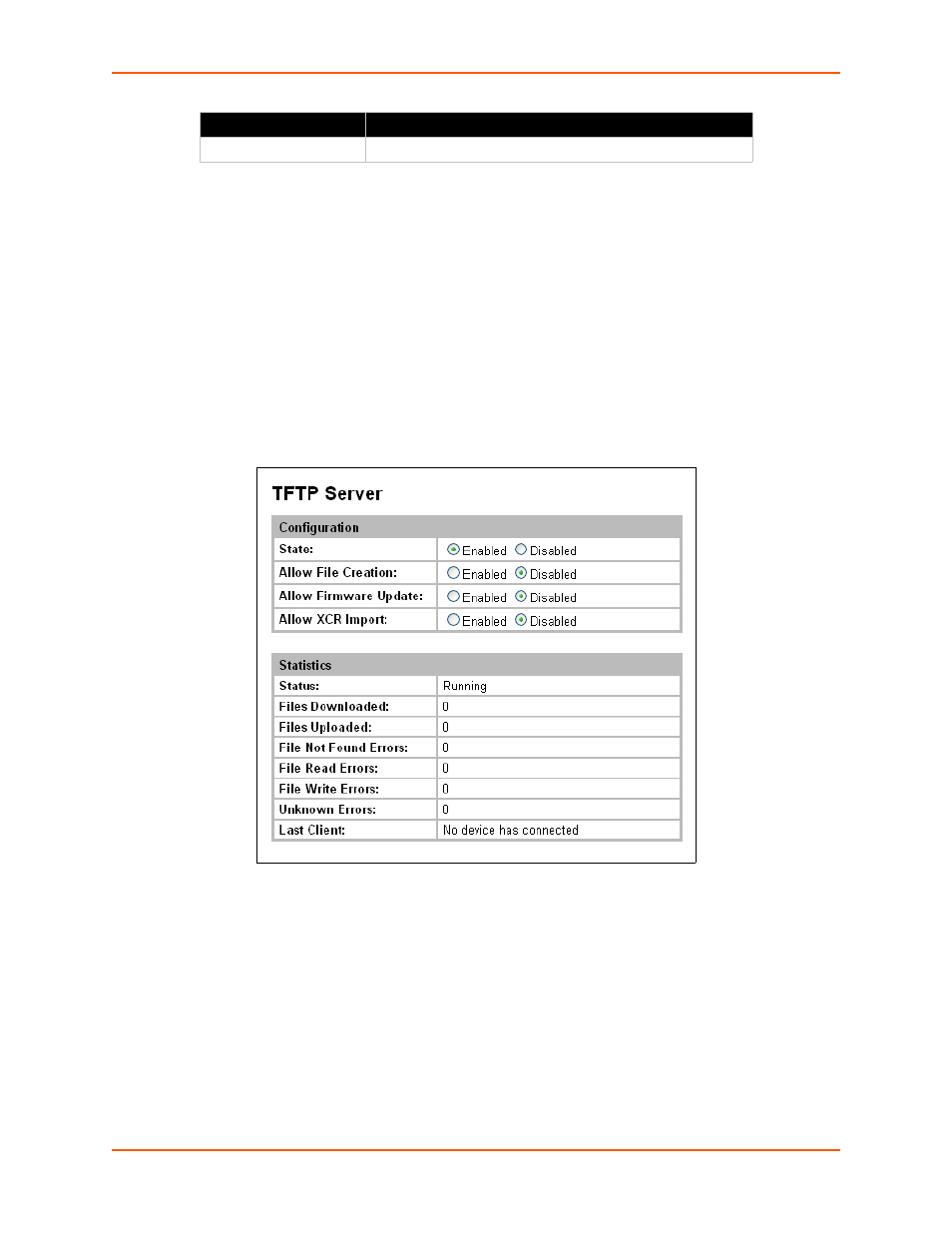 Tftp settings, To configure tftp, Figure 9-8 tftp configuration | Lantronix XPORT PROTM 900-560 User Manual | Page 71 / 154