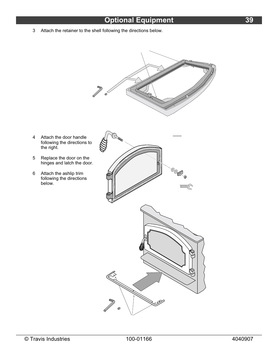Optional equipment 39 | Lopi Answer Wood Stove User Manual | Page 39 / 48