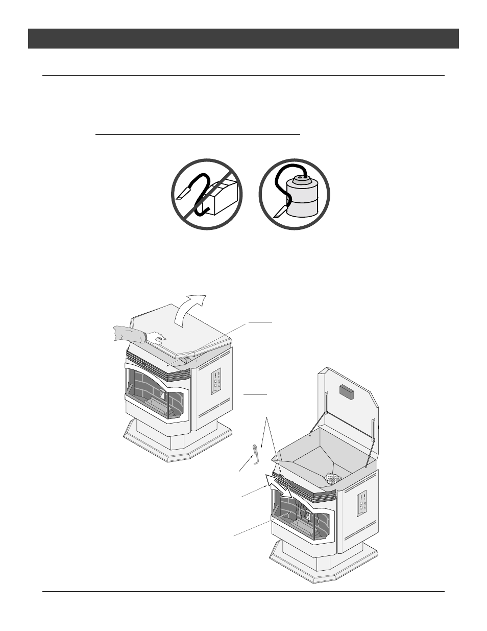 Maintenance, Weekly maintenance (or every 5 bags of pellets), Travis industries | Flyash removal, Clean the hopper, Clean the heat exchange tubes | Lopi Yankee PS User Manual | Page 30 / 42
