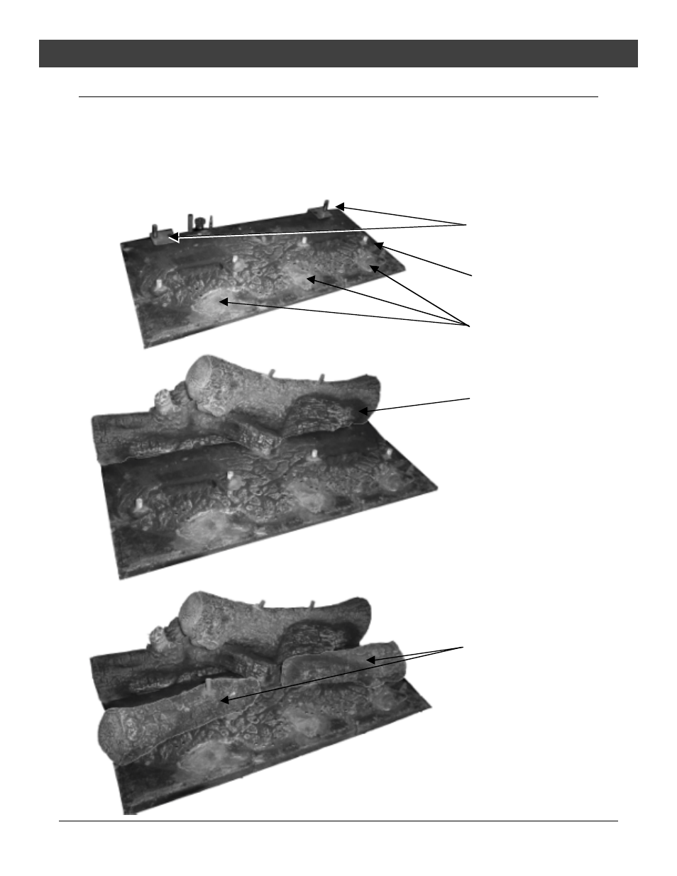 Finalizing the installation, Log installation | Lopi Direct Vent Freestanding Stove User Manual | Page 26 / 48