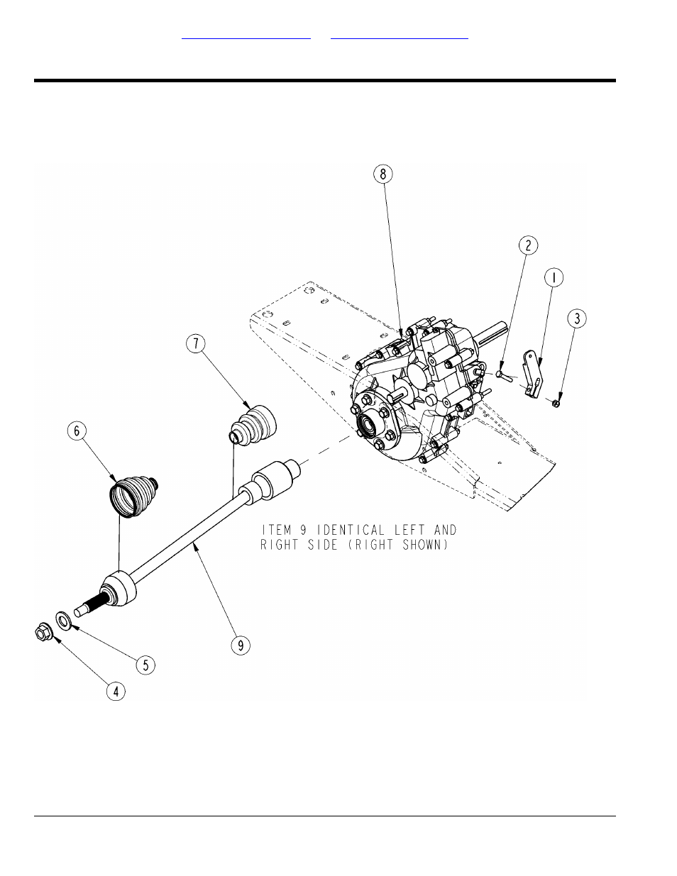 Transaxle rear and axle shafts, Table of contents part number index | Land Pride Treker 700-109P User Manual | Page 48 / 104