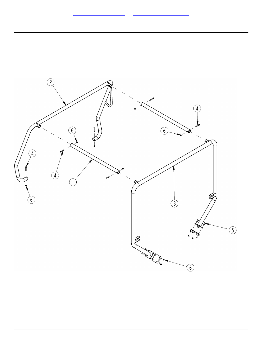 Four post accessory bar, Table of contents part number index | Land Pride Treker 700-109P User Manual | Page 76 / 104