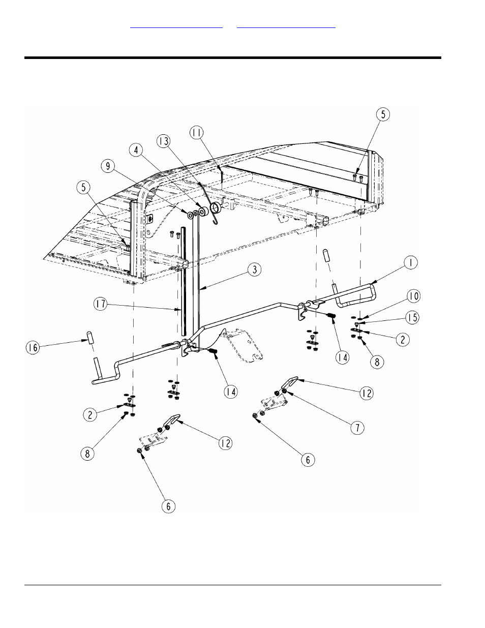 Cargo box manual lift/latch, Table of contents part number index | Land Pride Treker 700-109P User Manual | Page 84 / 104