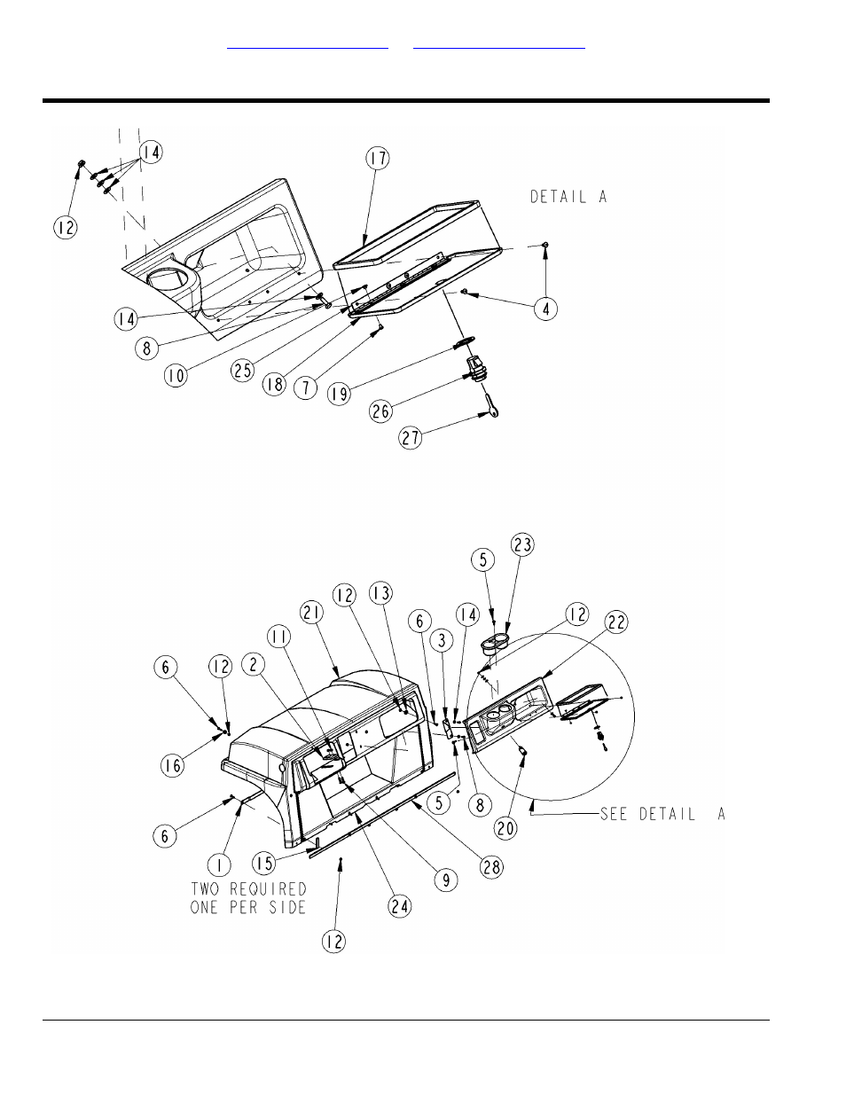Hood components, Table of contents part number index | Land Pride Treker 700-109P User Manual | Page 88 / 104