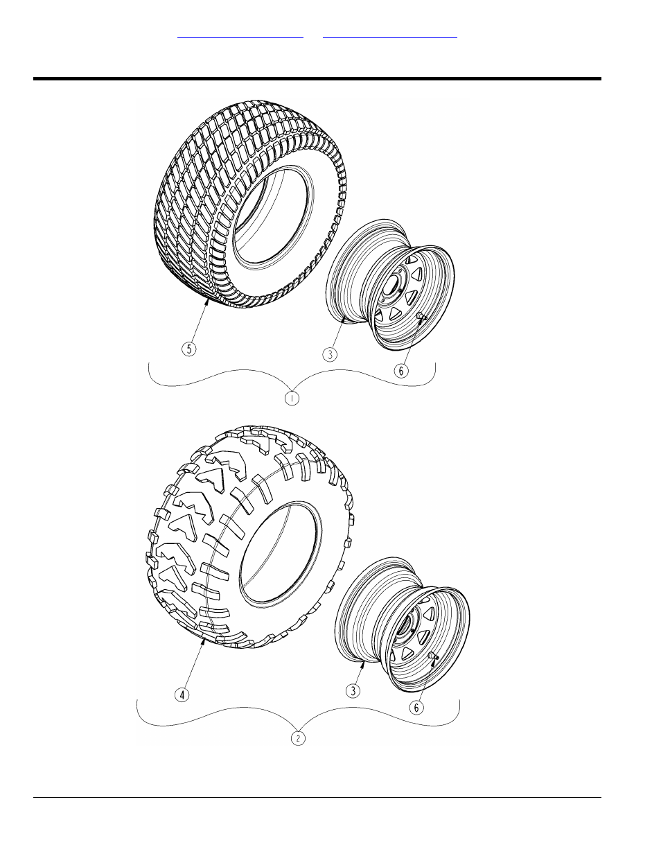 Rear tires, Table of contents part number index | Land Pride Treker 700-109P User Manual | Page 92 / 104