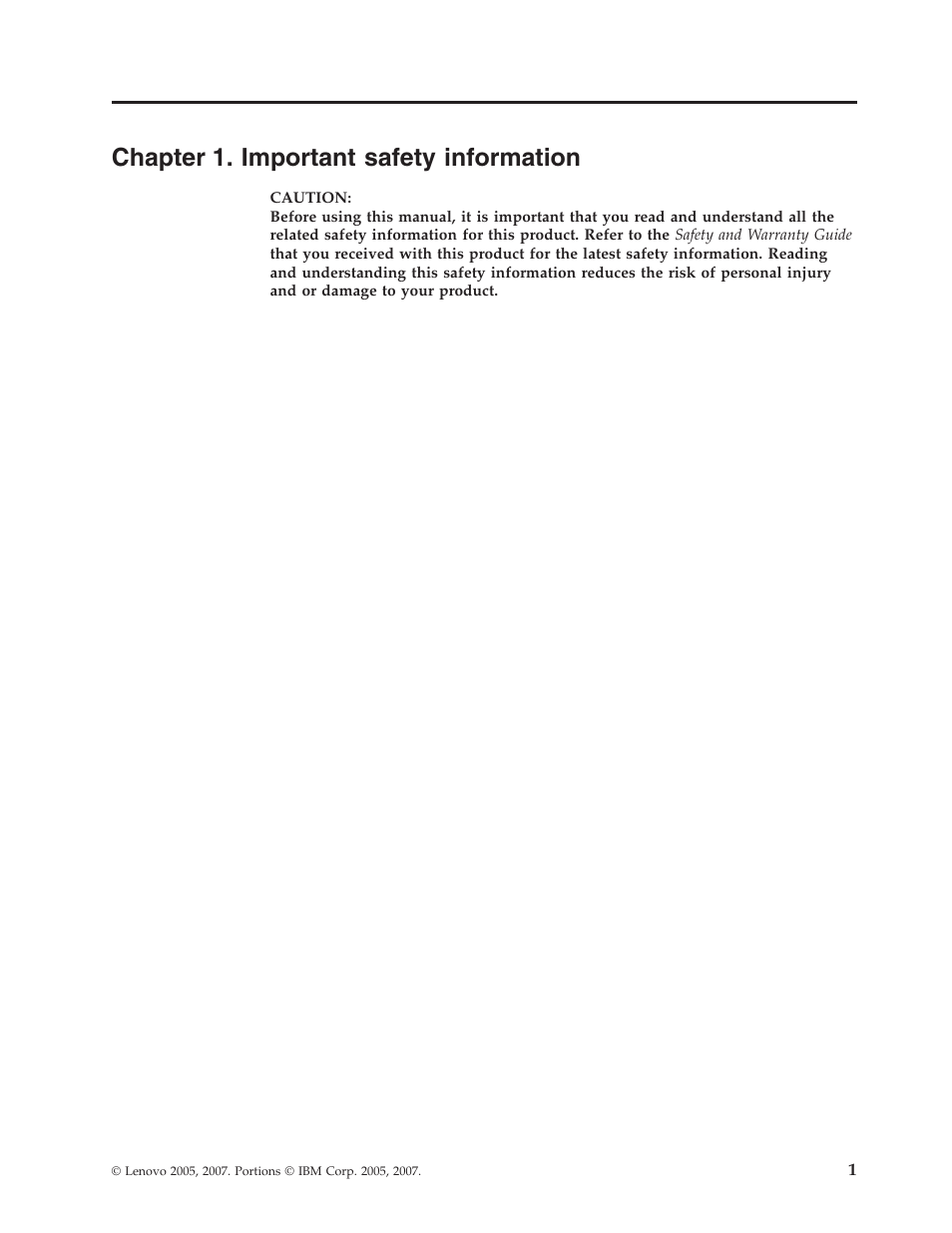 Chapter 1. important safety information, Chapter, Important | Safety, Information | Lenovo 6088 User Manual | Page 9 / 80